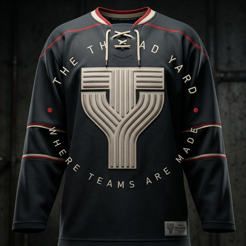 Custom hockey uniform mockup